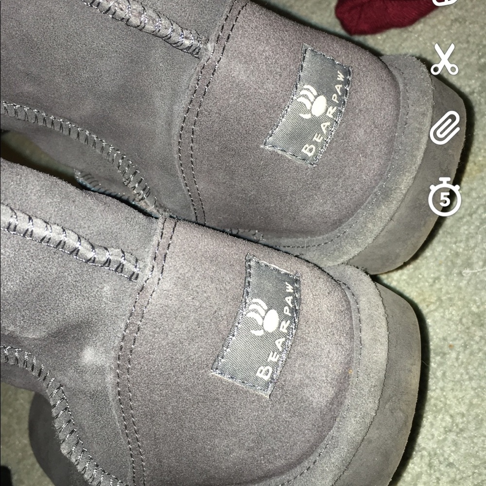 Brand new gray bear paws